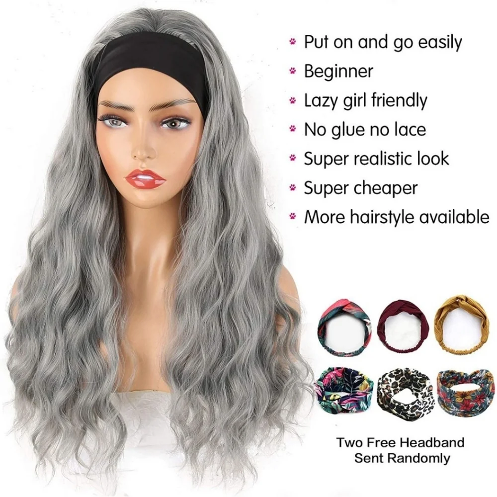 Blooming Hair  Headband Wig